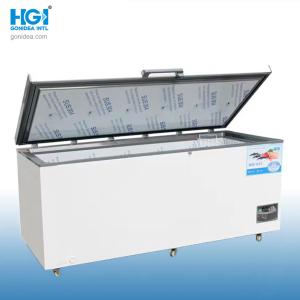 Quality 45c Ultra Low Temperature Single Door Stainless Steel Inner 90mm Super Thick Chest Energy Saving Freezer Dw-45W1280 wholesale
