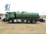 6x4 Sinotruk Howo 16CBM Sewer Suction Sludge Transporter Sewage Suction Truck
