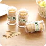 Biodegradable Bamboo Toothpicks Individual Box Packed