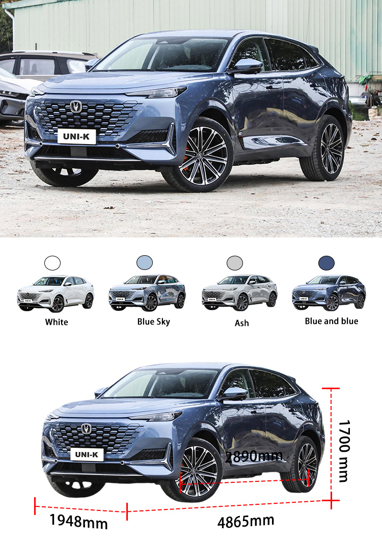 Intelligent Changan Used Car Powerful 4WD SUV Hybrid New Energy