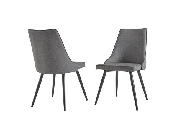 Durable 0.2CBM 490mm 970mm Leather Metal Dining Chair