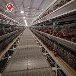 Hot Galvanized 3/4/5 Tiers Chicken Layer / Broiler Cage For Poultry Farm
