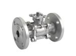 4 Inch CF8M Flanged Ball Valve , Anti - Static 3 Way ISO 5211 Ball Valve