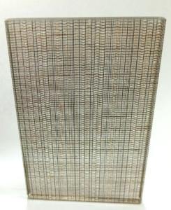Quality Decorative Laminated Glass Metal Mesh In Patterned Ground Polished wholesale