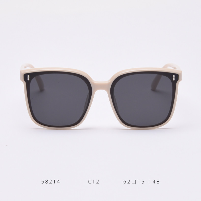 Ultralight TR Polarized UV Resistant Frida Square Rimmed Sunglasses