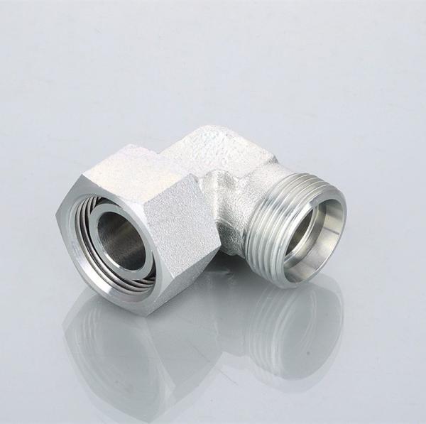 Medium Carbon Steel 90 Degree Elbow Tube Adaptor Advantageous for Hydraulic