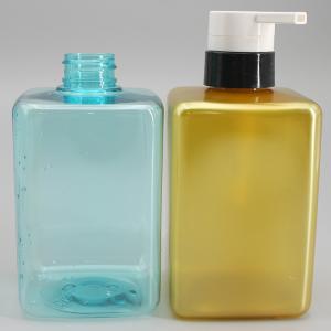 Quality Transparent Square 28mm 500g Refillable Pump Bottle wholesale