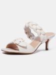 JBHS0306 Off White 50mm Women High Heeled Shoes Anti Slippery Padded Insoles
