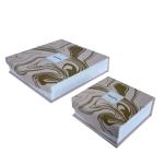 ROHS Magnetic Closure Jewelry Box Artistic Printed Foldable Packaging Box