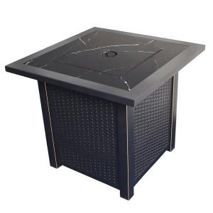 Quality Alloy Steel Winter Propane Fire Pit Table Square Smokeless wholesale