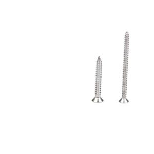 Quality Self Tapping CSK Flat Head Chipboard Wood Screw 304 316 Stainless Steel for Plastic Metal in INCH Measurement System wholesale