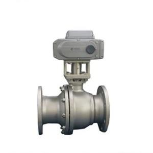 Quality Exd II Bt4 AC220V DN20 Cast Steel Pn100 Flange Electric Ball Valve for 350 Degree Steam wholesale