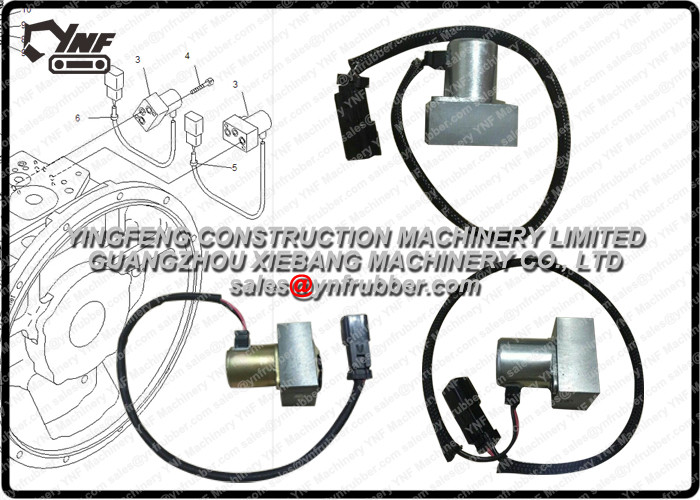 Pilot Valve Excavator Electric Parts for Komatsu PC200-7 Hydraulic Pump Solenoid Valve PC200-8 PC300-7 PC270-8