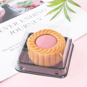 Quality Single Square Mooncake Disposable Plastic Meal Tray wholesale