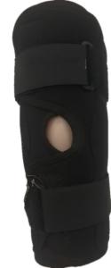 Quality Breathable Spacer Fabric Hinged Knee Brace , Wraparound Knee Support wholesale