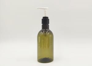 Quality 300ml Custom Cosmetic Bottles Green Clear Plastic wholesale