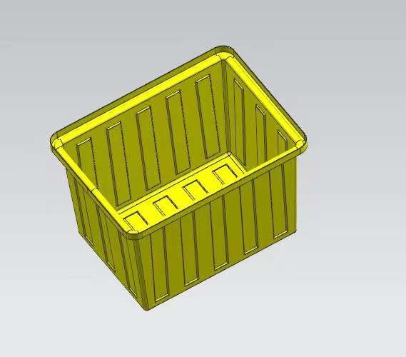 One hundred sixty liters of square box mold for making plastic products