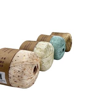 Quality Silver Smooth Sequin Yarn in Bag Packaging for Crafts and Garments wholesale