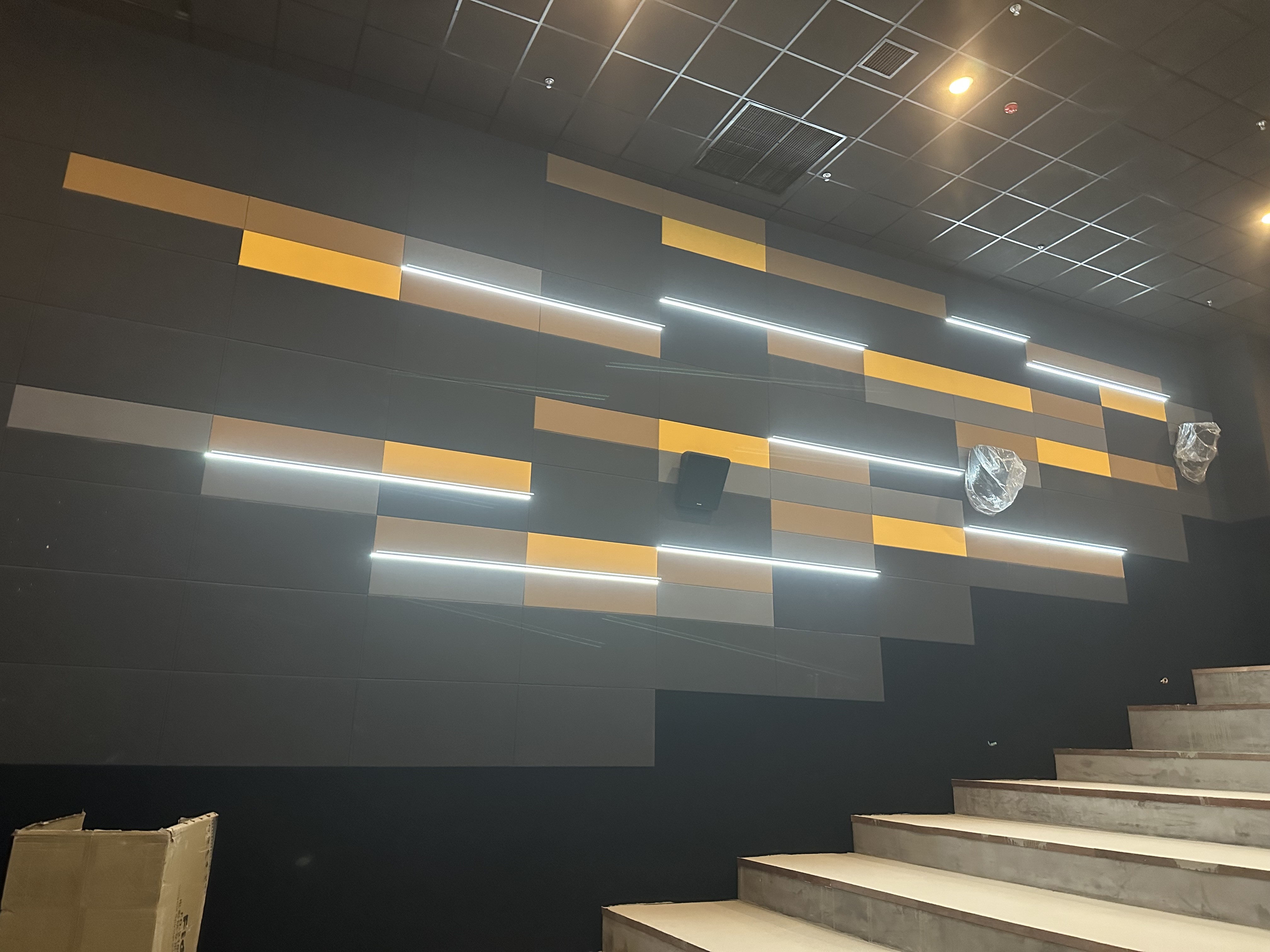Factory Good Quality Material 100% Polyester Fiber Acoustic Panel Sound Proofing Acoustic Panel For Wall