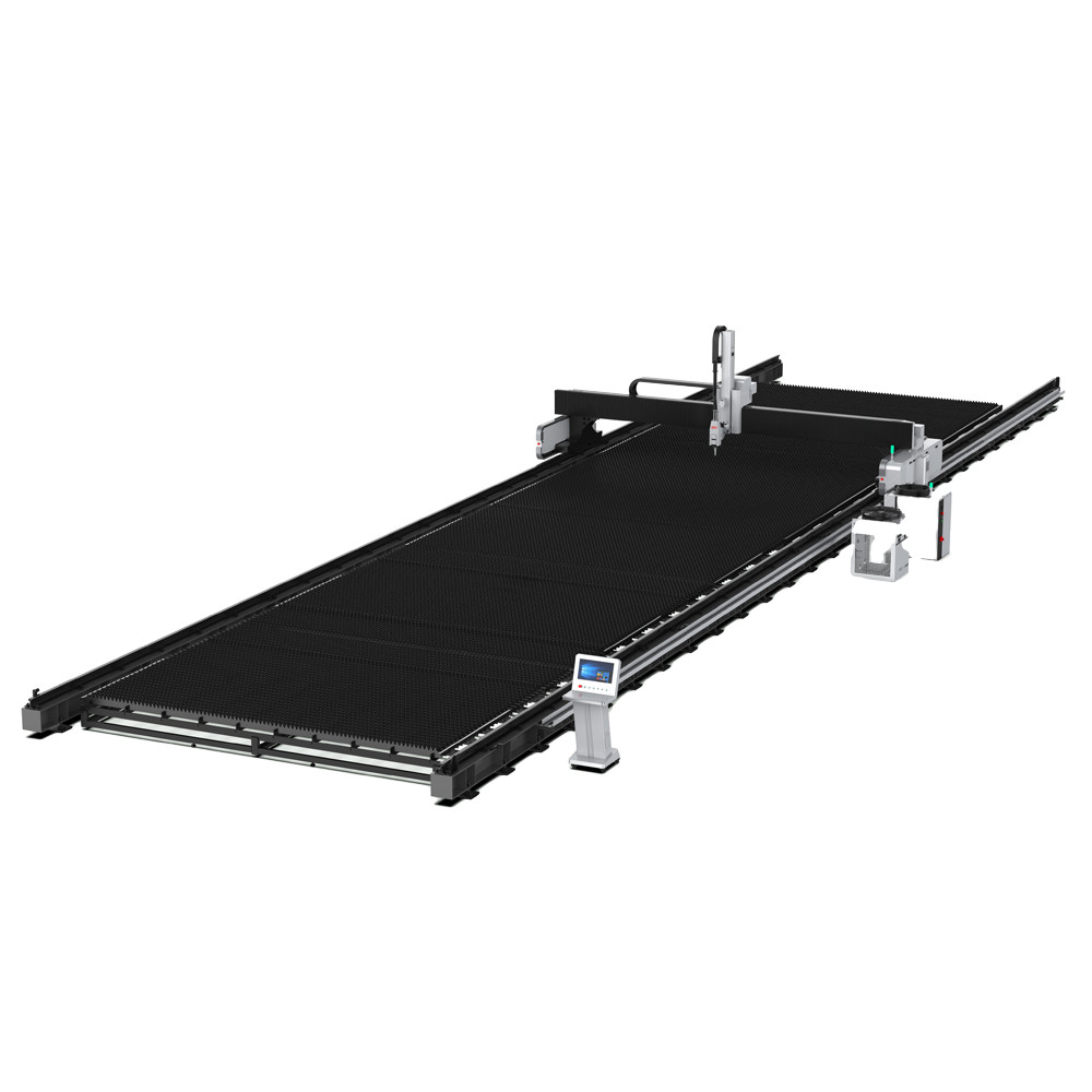 Steel Structure 12000Watt 20KW Large Format Gantry Beveling Laser Cutting Machine 12kw 30kw