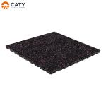 Solid Gym Sports Rubber Floor Square Rectangle Impact Resistant