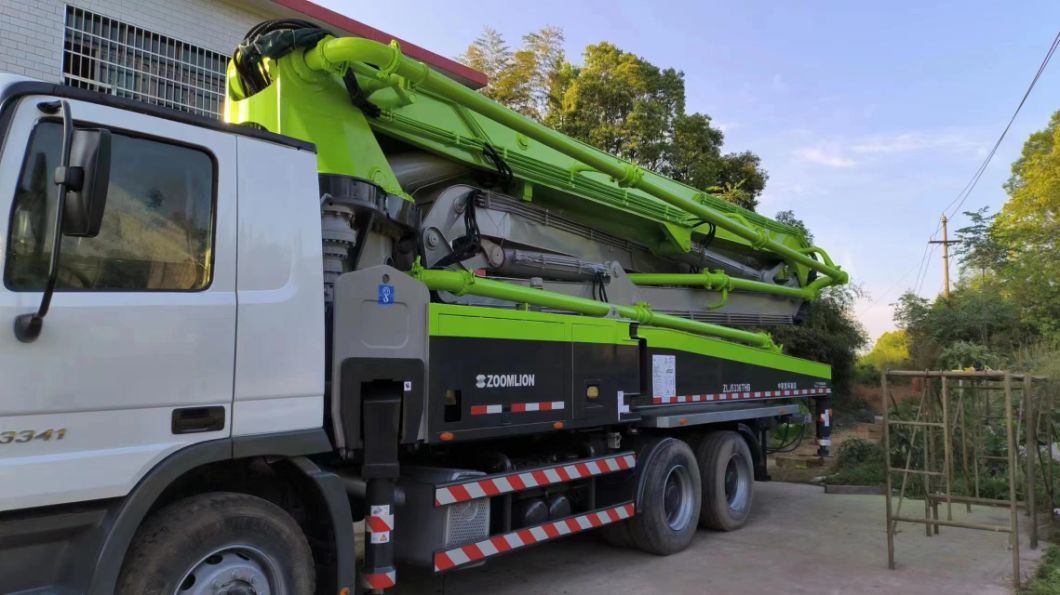 Renovated Condition 2012 Zoomlion 47m Concrete Pump Used Mobile Hydraulic Pump Batching Plant