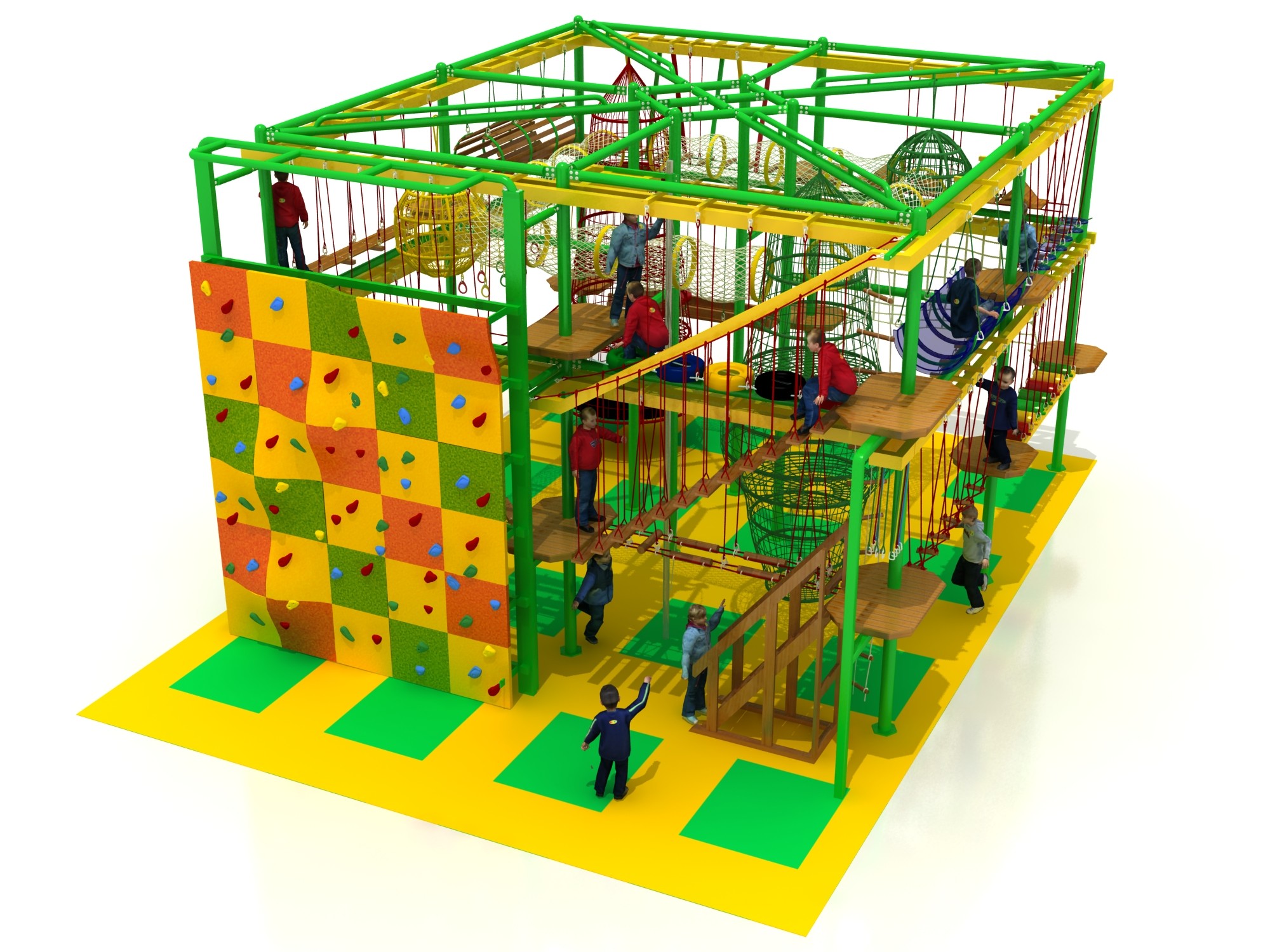 teenager challenging game adventure play park wooden play equipment for indoor