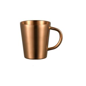 Quality 12 Oz Insulated Metal Stainless Steel Tea Cup Double Wall Travel Mug With Handle wholesale