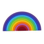 Customized Soft Silicone Toys Rainbow Stacking For Baby Educational