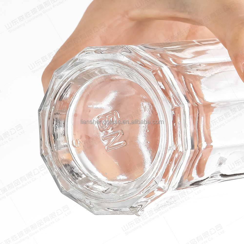 Clear Spirit Wine Liquor Bottle 700ml With Aluminium Cap Healthy Lead Free