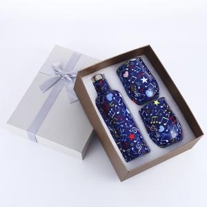 Quality Leakproof 750ml Stainless Steel Wine Bottle Set With Gift Box wholesale