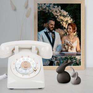 Quality Special Moments USB Telephone Guest Book For Wedding Audio Phone Guest Book Rental White wholesale