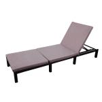 H34cm B71cm Outdoor Patio Chaise Lounges , Adjustable Chaise Lounge Chair Anti