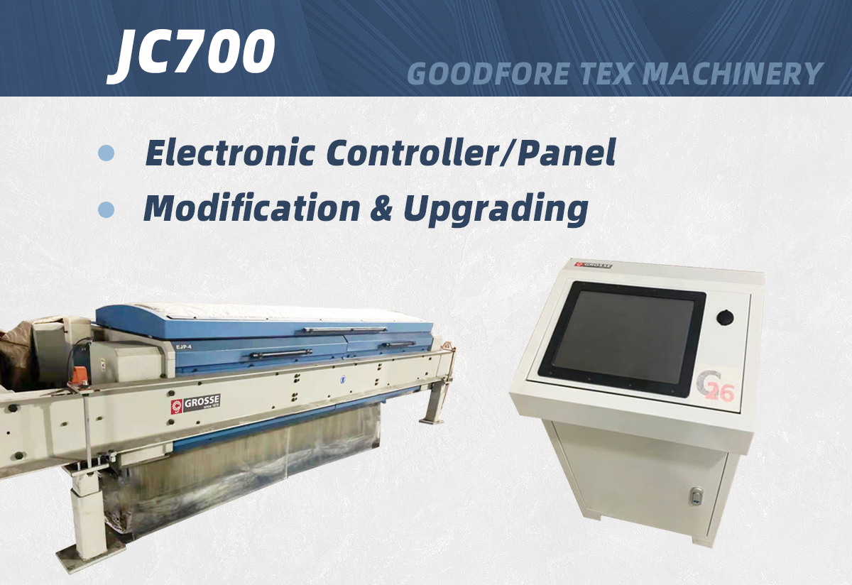 Grosse Electric Control Cabinet JC700 Retrofitting Textile Parts For Weaving Looms
