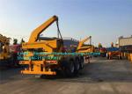 Commercial Port Handling Equipments 20ft 40ft Box Side Lifter Trailer Yellow