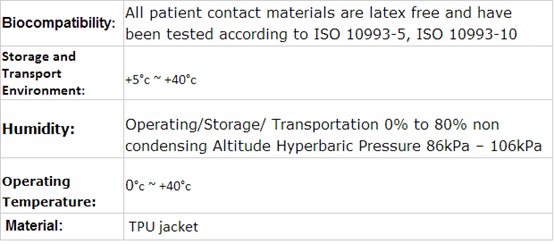 Mortara Holter ECG Patient Cable with integrated 10 leadwires