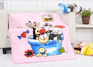 Quality Cartoon Character Blankets For Sofa Throws , Baby Flannel Receiving Blankets wholesale