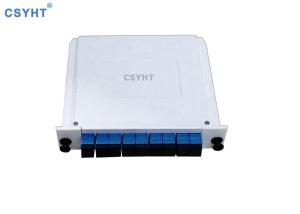 Quality 8 Way Steel Tube Type Fiber Optic Splitter Box Cassette ABS Plastic Material wholesale