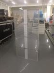 Outdoor Advertising Transparent LED Video Screen 16384 Dots For Shopping Mall