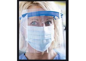 Quality Durable Transparent Face Shield Visor / Hospital Face Shield Medical Grade wholesale