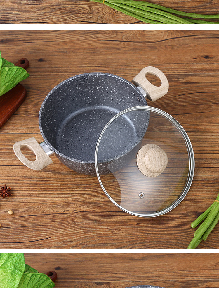 Maifan Stone Non Stick Aluminium Cookware Sets With Lid Customized Logo