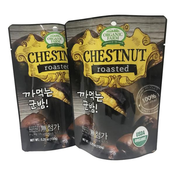 Chestnuts Packing Pouch Stand Up High Temerature Pouch 121-135 Degree Hot