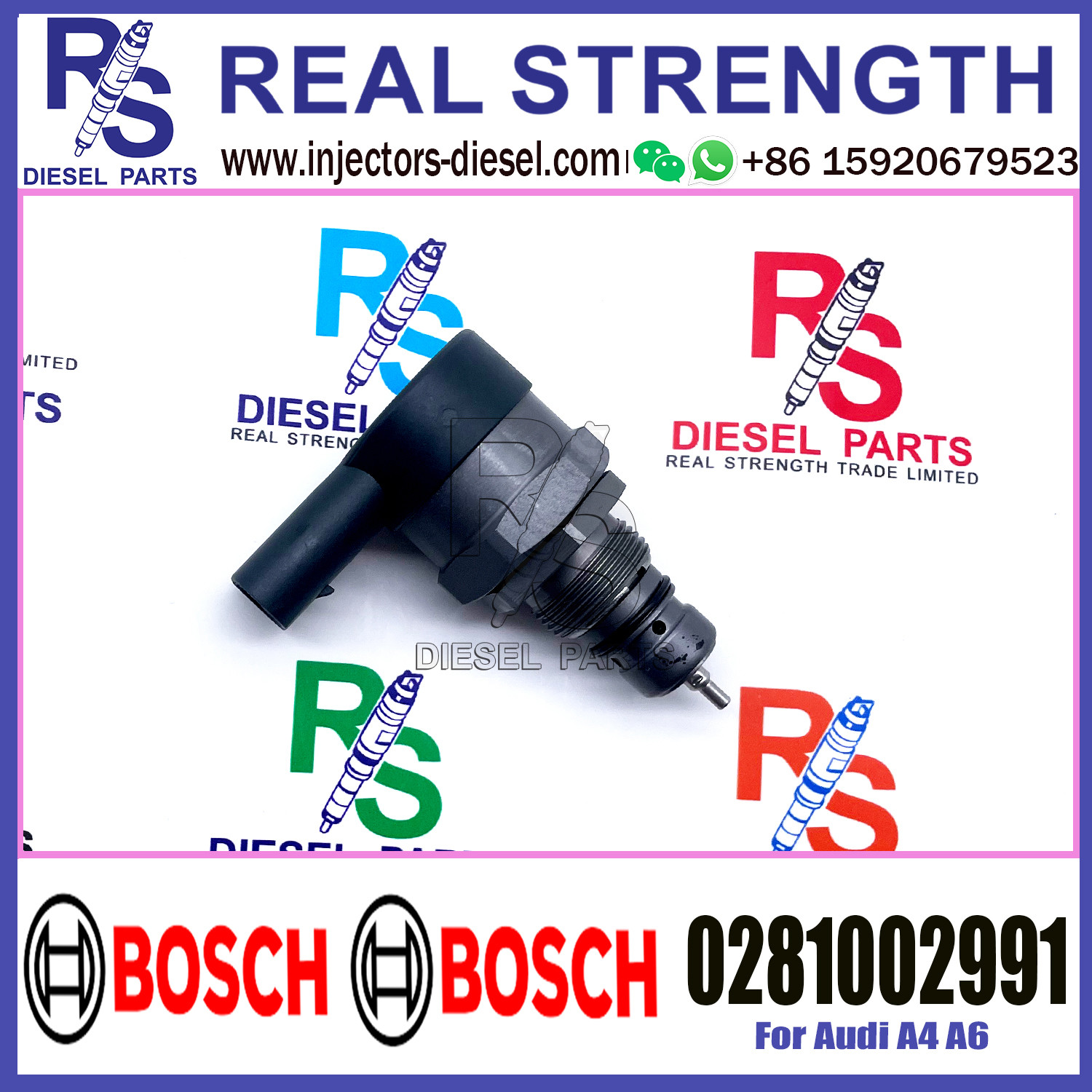 BOSCH Control Valve 0281002991 DRV Regulator Solenoid 0281002991 for Audi A4 A6