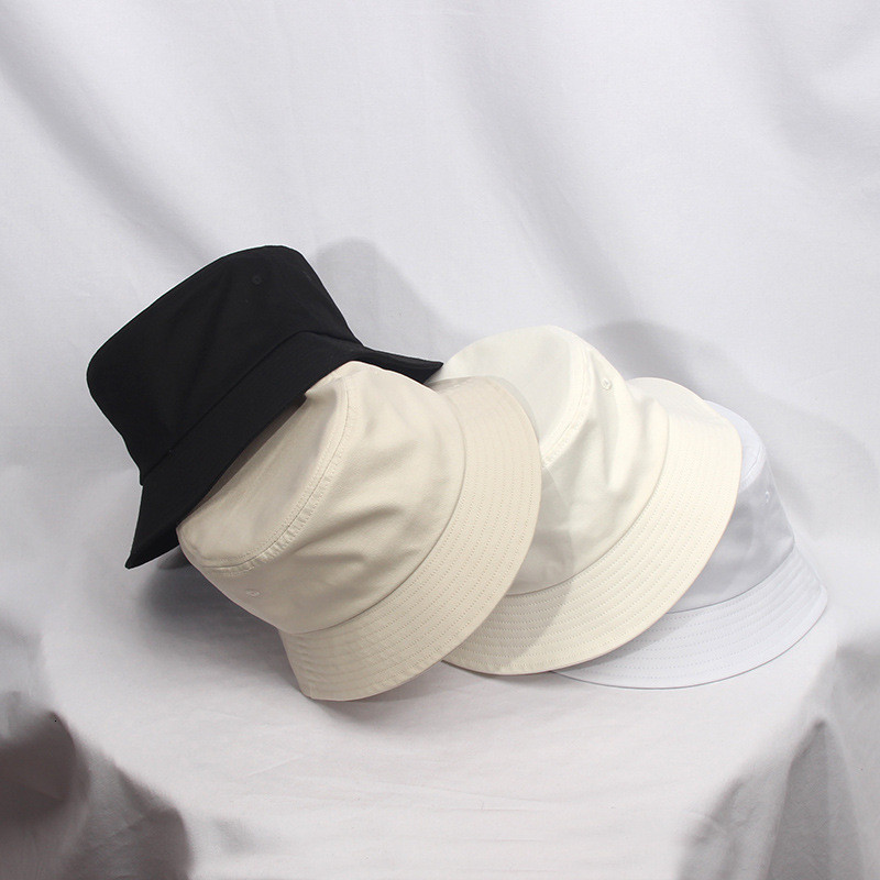 Unisex Pure Cotton Outdoor Sun Hat Beach With Protection Fisher Bucket Cap 58CM