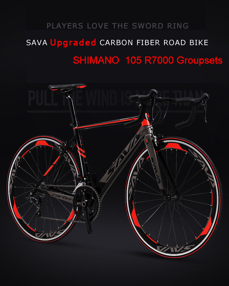 Windwar5.0 SAVA Carbon Fiber Road Bike , 22 Speed 700c Racing Bike