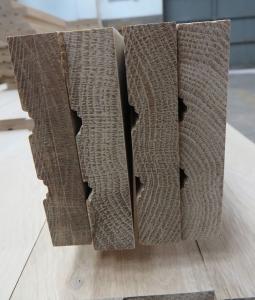 Quality Prime Oak Solid Parquet Block, Unfinished, without Tongue and Groove wholesale
