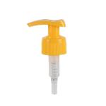 Yellow Left Right Lock Pump 28/410 PP Plastic Lotion Pump Dispenser Customizable