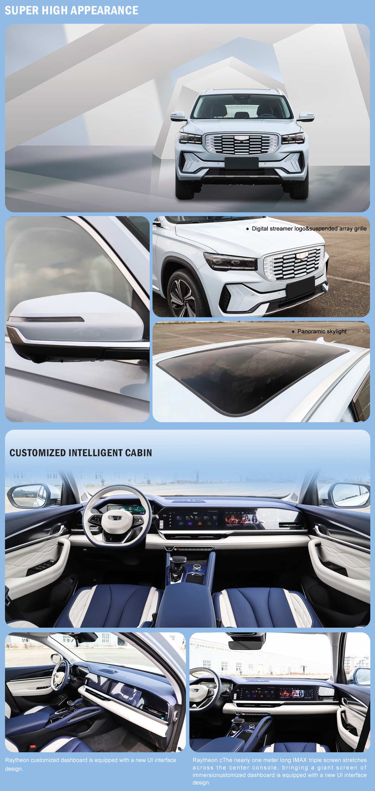 2023 Geely XingYue L Electric Range Extender Oil-electric Hybrid 5 Seats Manual Air Conditioner Left Steering Hybrid