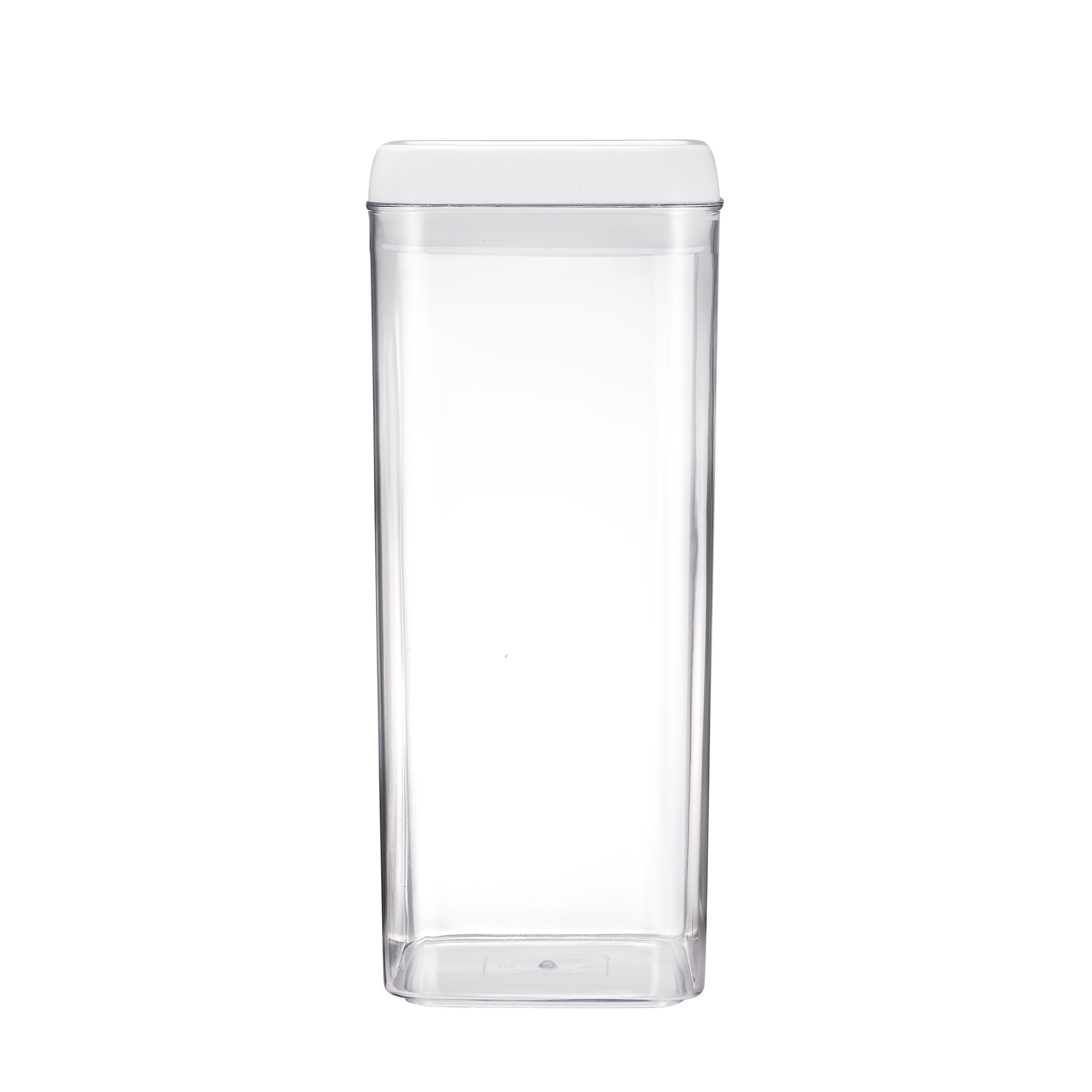 Customized 3.1L Square Kitchen Use Big Transparent Plastic Airtight Food Storage Container