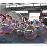 100CM Colorful PVC Inflatable Mirror Ball For Party Decoration And Event